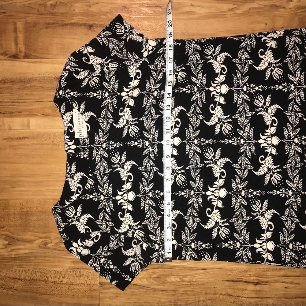 Philosophy Black and White Printed Dress - Picture 8 of 8